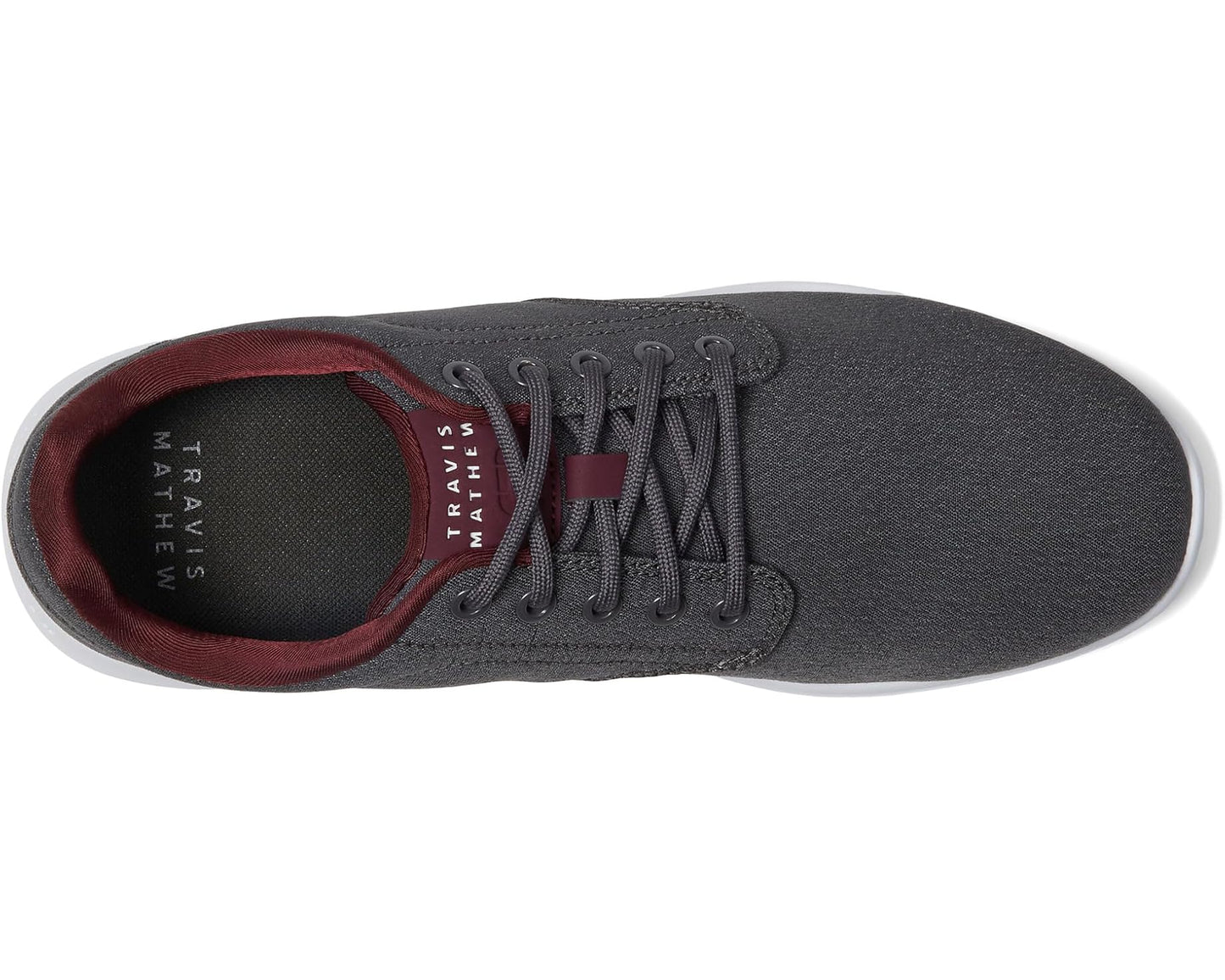 Men's TravisMathew The Daily 2.0 Woven Heather Grey Pinstripe