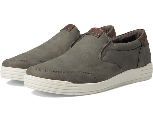 Men's Nunn Bush Kore City Walk Moc Toe Slip-On Charcoal