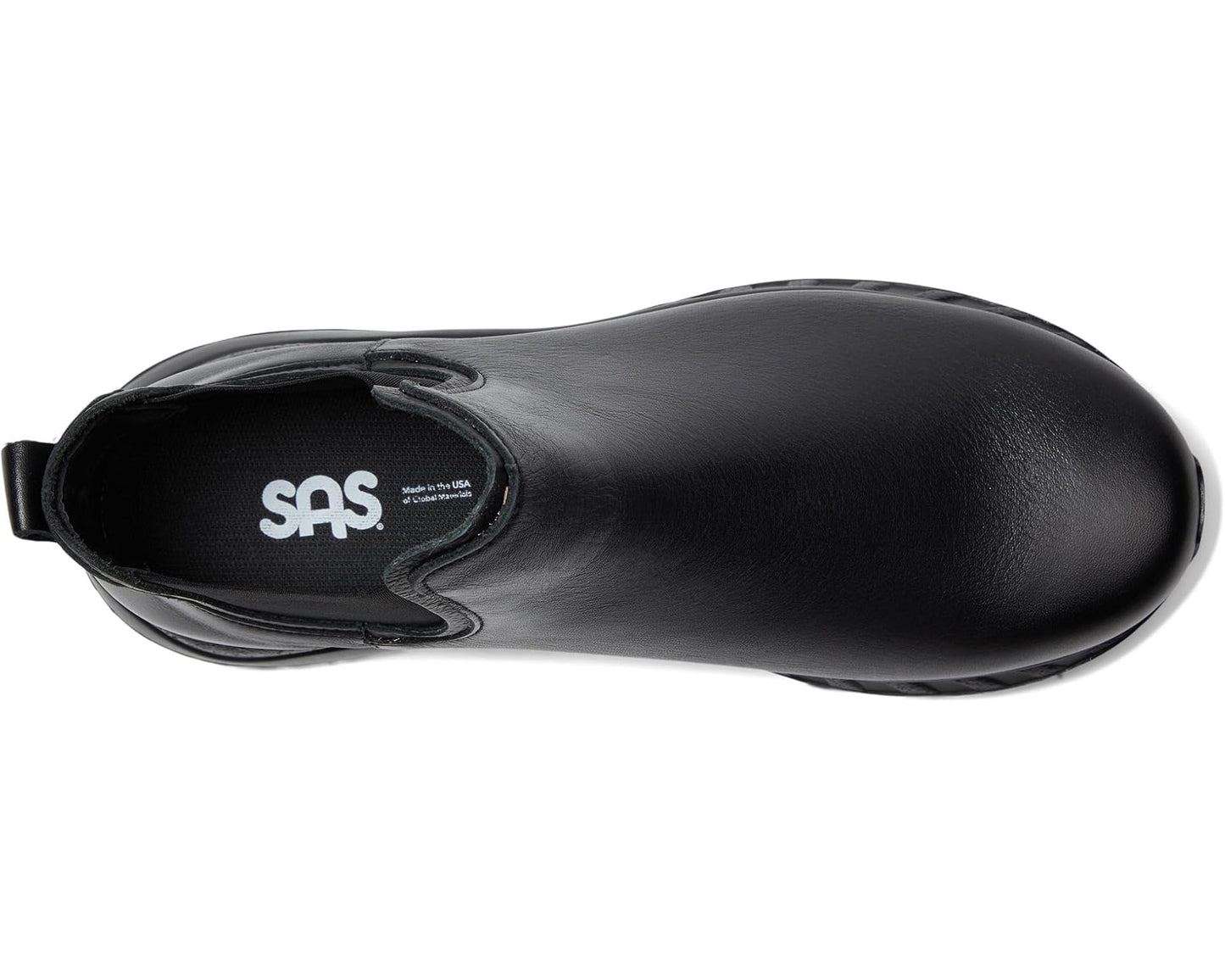 Men's SAS Premier Work Non-Slip Pull-On Comfort Boots Black