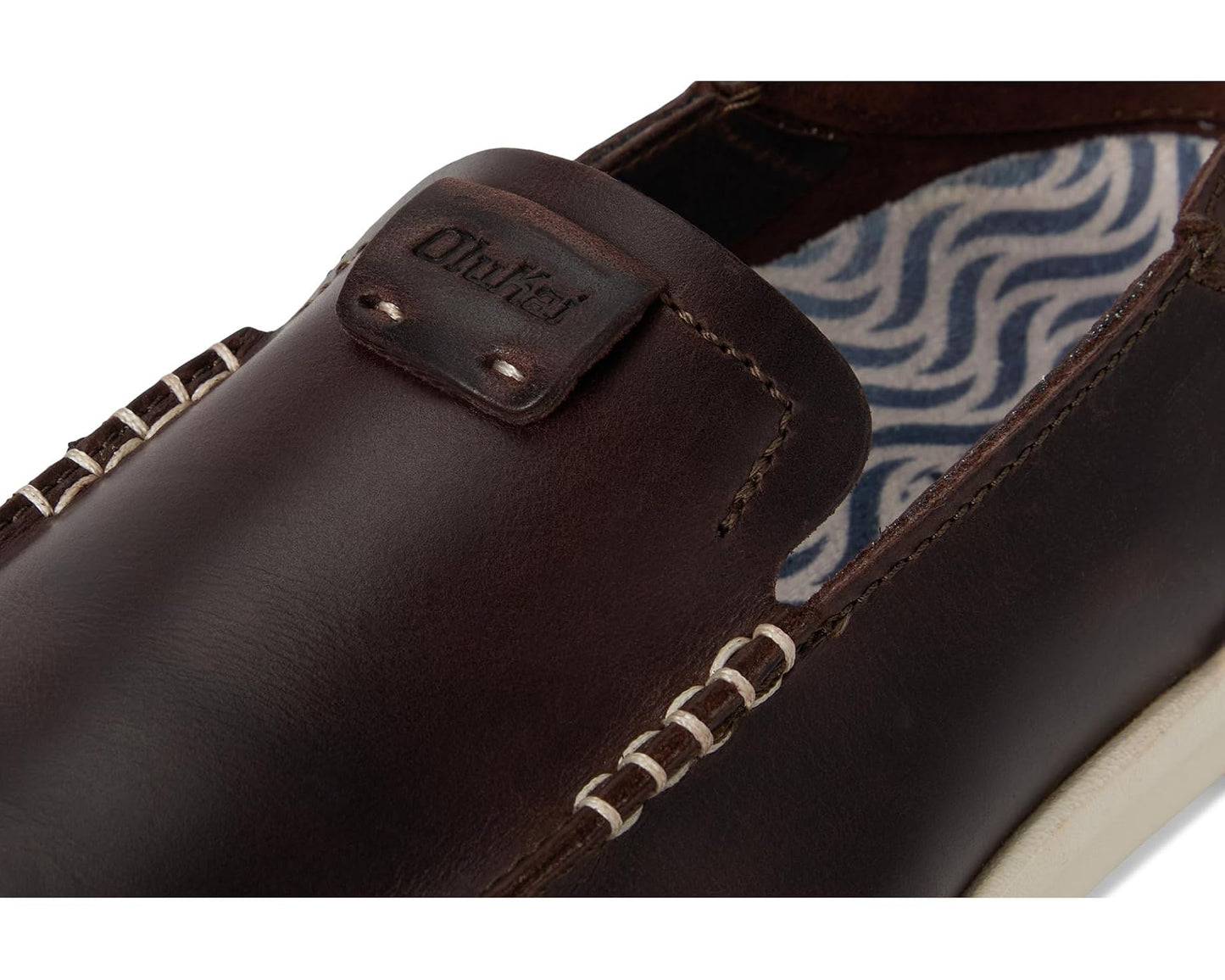 Men's OluKai Kakaha Dark Java/Dark Java