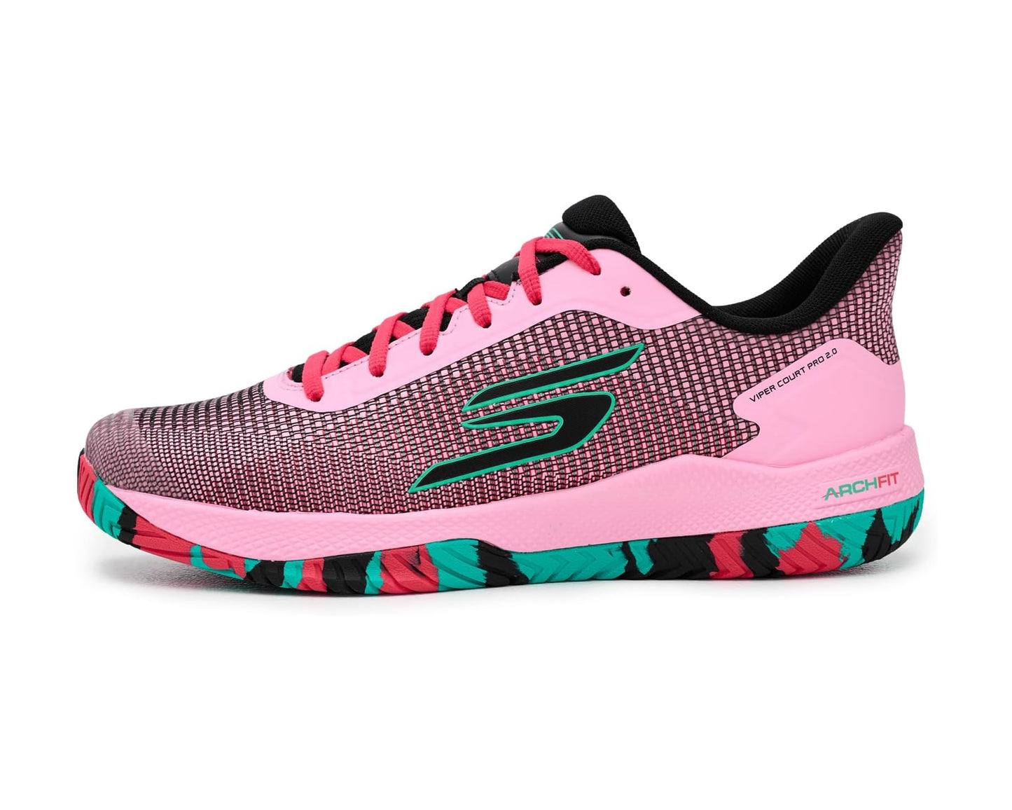 Men's SKECHERS Pickleball Viper Court Pro 2.0 Sneaker Pink/Black