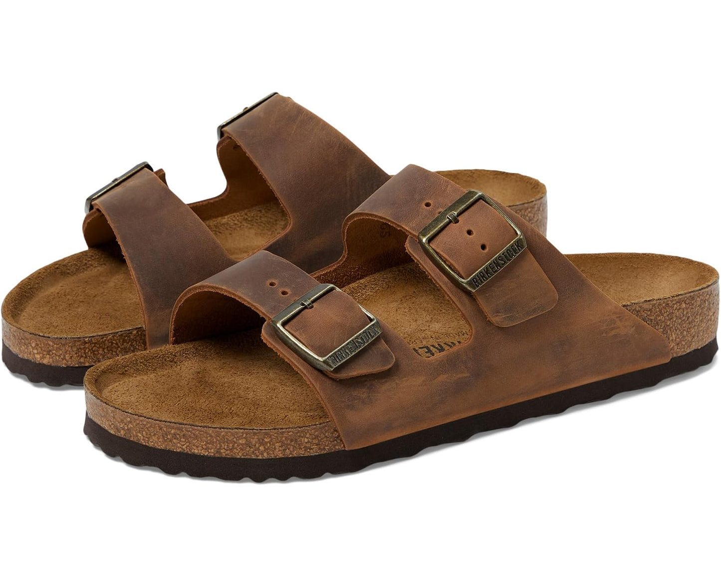 Men's Birkenstock Arizona - Oiled Leather Cognac