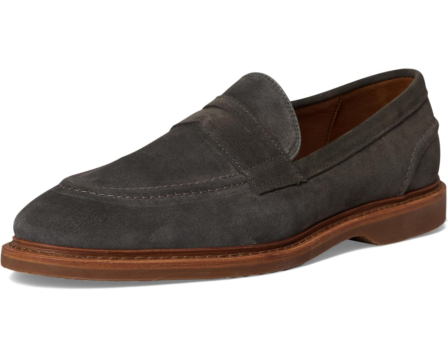 Men's Allen Edmonds Rand Verse Loafer/Moc Shoes Dark Grey