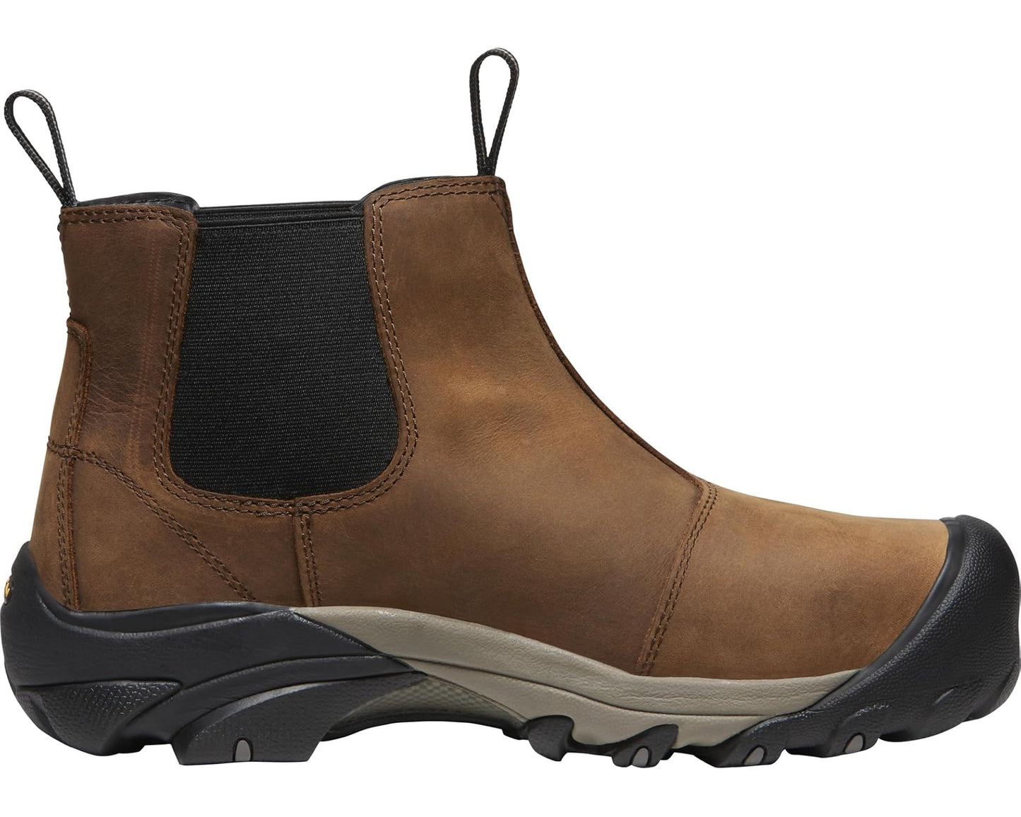 Men's KEEN Utility Lansing Chelsea Steel Toe Dark Earth/Brindle