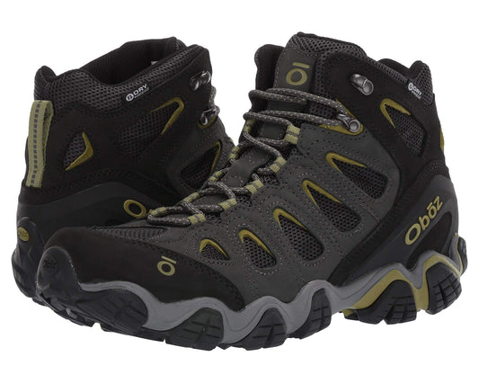 Men's Oboz Sawtooth II Mid B-Dry Dark Shadow/Woodbine Green