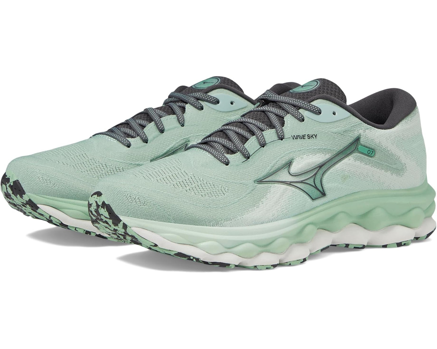 Men's Mizuno Wave Sky 7 Granite Green/Nimbus Cloud
