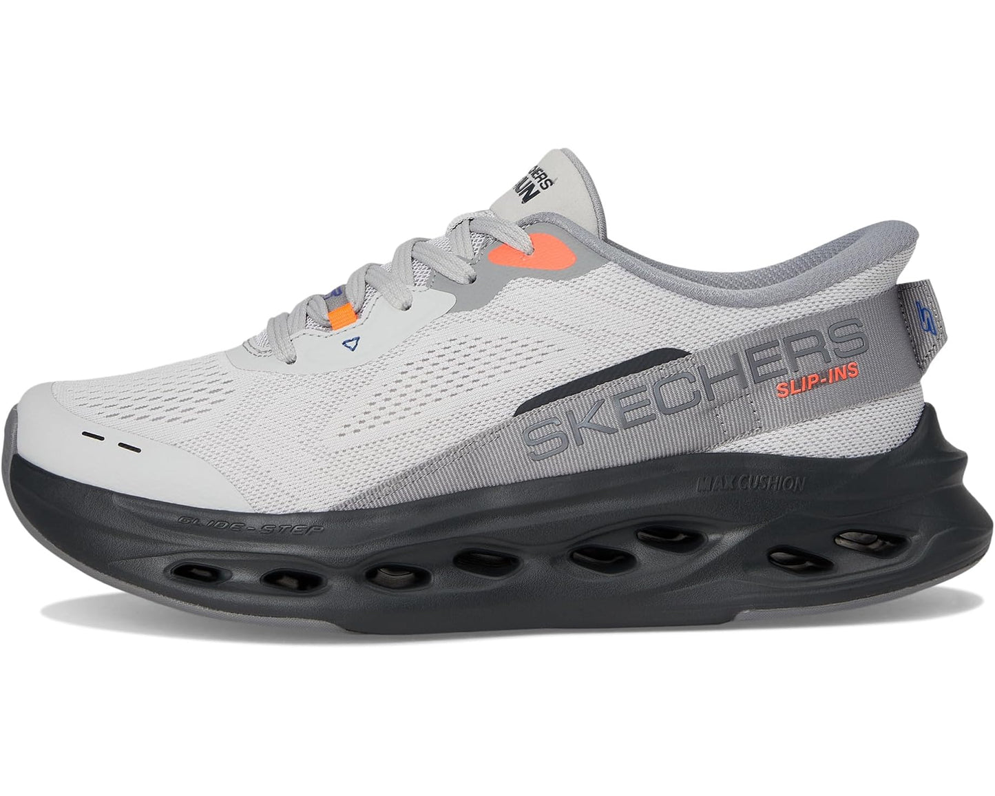 Men's SKECHERS Hands Free Slip-ins Max Cushioning Glide-Step - Advert Sneaker Gray/Black