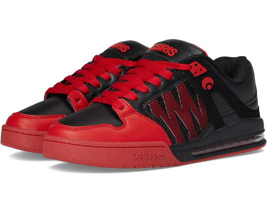 Men's Osiris Pixel Black/Red/Gum