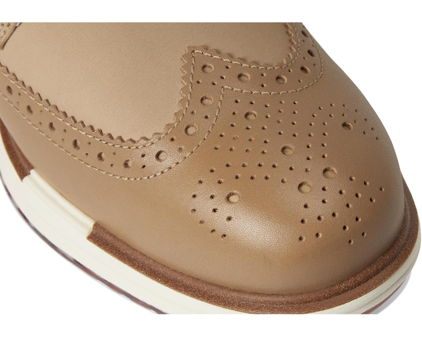Men's Cole Haan Original Grand Tour Golf Waterproof Birch Beige/Cinnabar/Ivory Wp