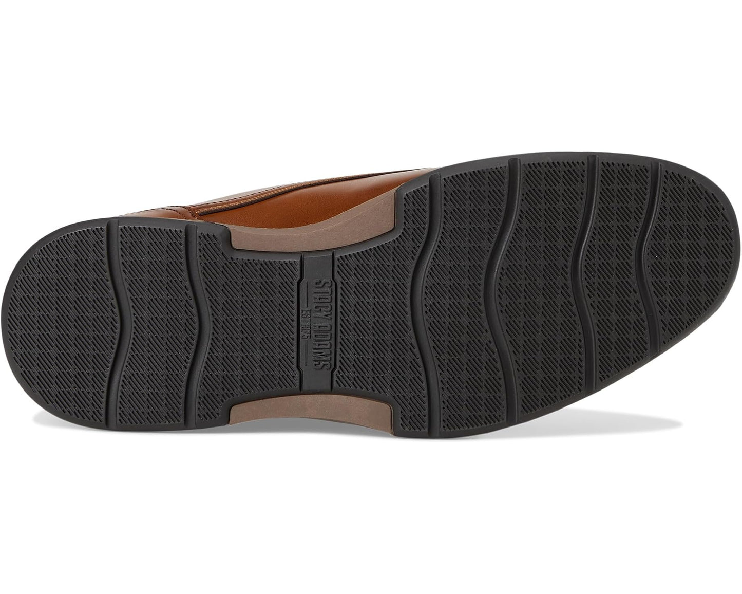 Men's Stacy Adams Pacer Plain Toe Oxford Cognac