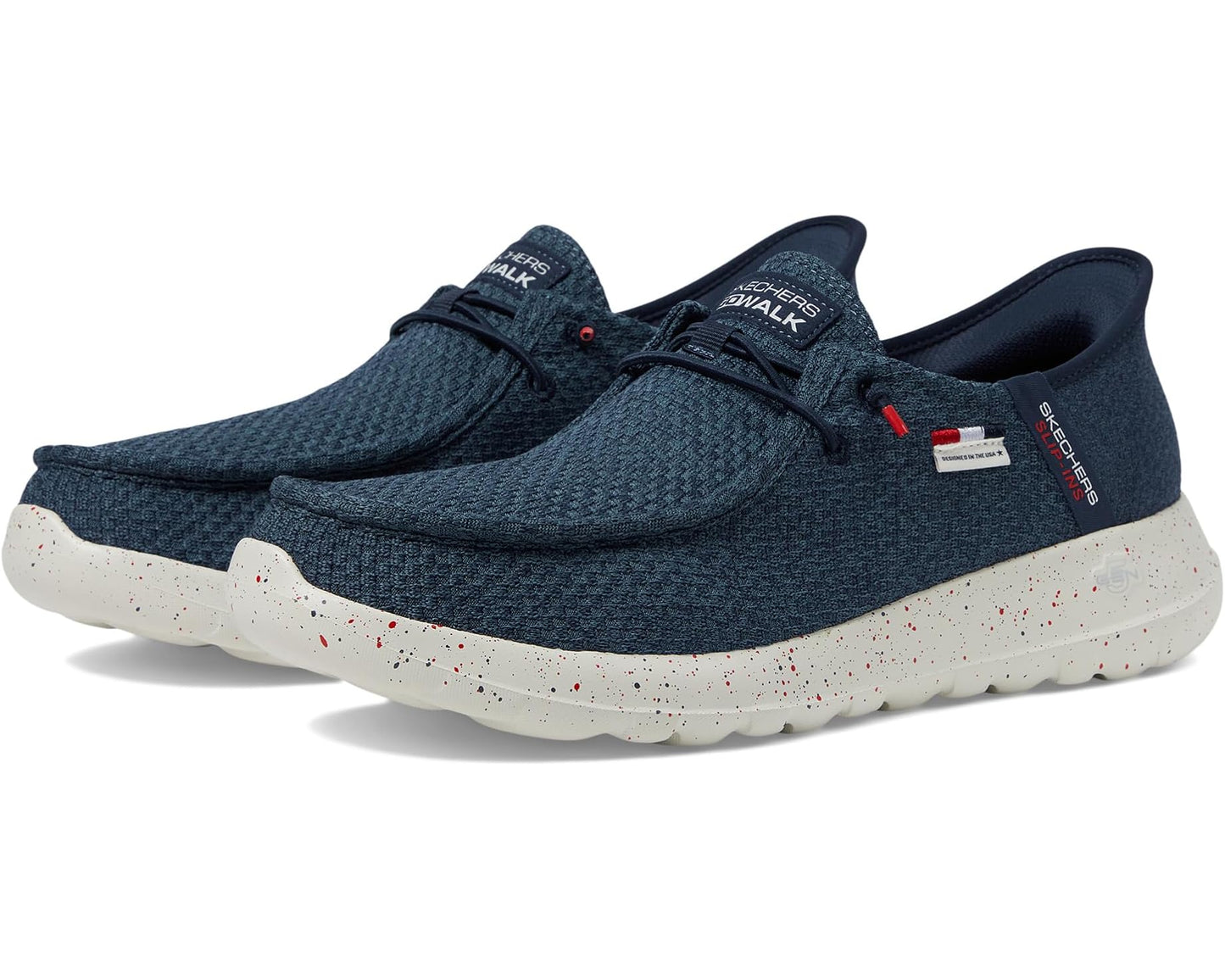 Men's SKECHERS Performance Go Walk Max - Hands Free Slip-ins The American Dream Navy