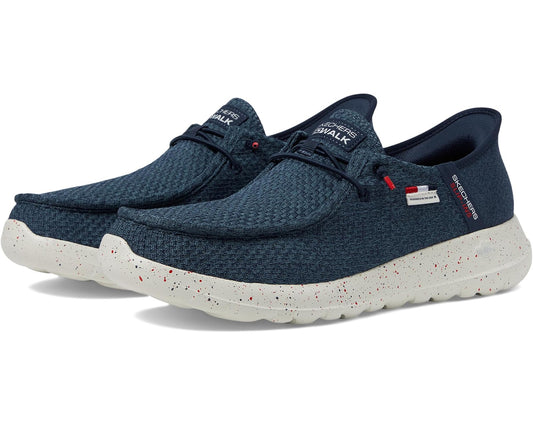 Men's SKECHERS Performance Go Walk Max - Hands Free Slip-ins The American Dream Navy