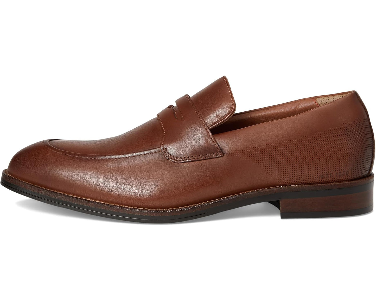 Men's Johnston & Murphy Xc Copley Penny Cognac Waterproof Full Grain