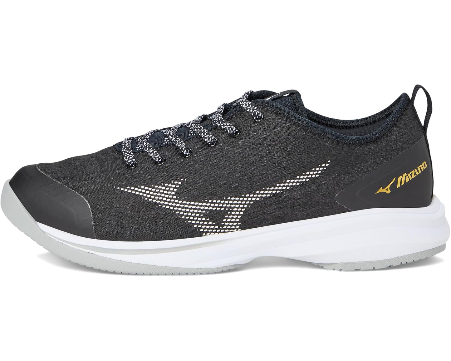 Men's Mizuno Dominant 4 Low Turf Black-White