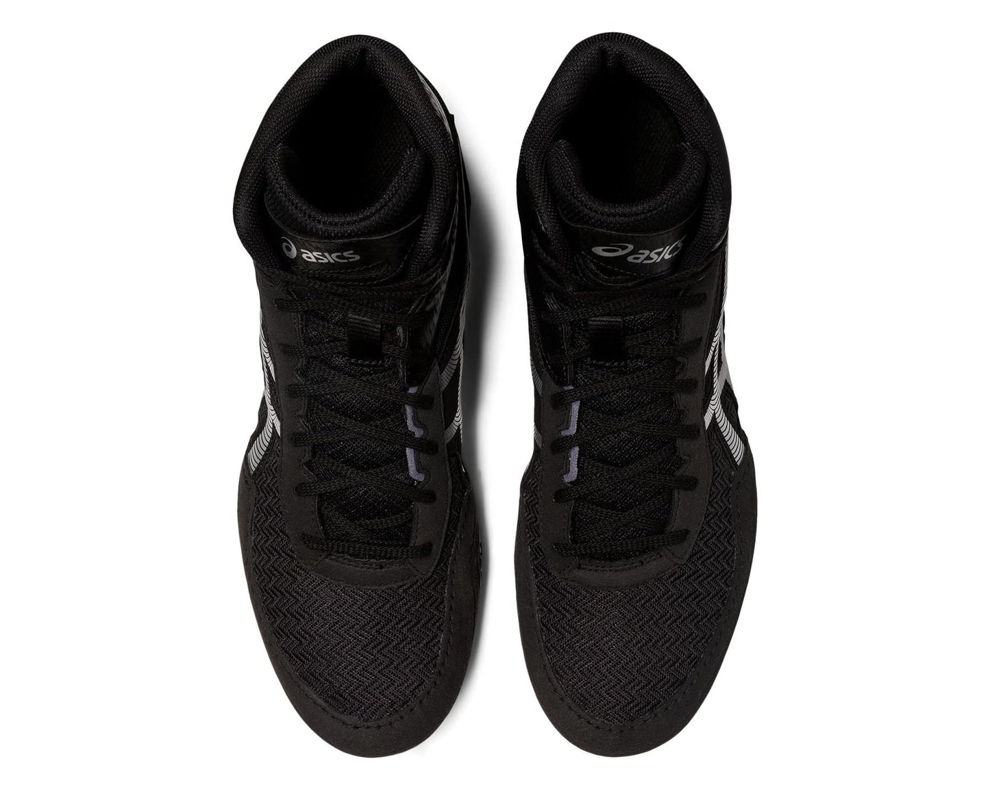 Men's ASICS Matcontrol 3 Wrestling Shoe Black/Pure Silver