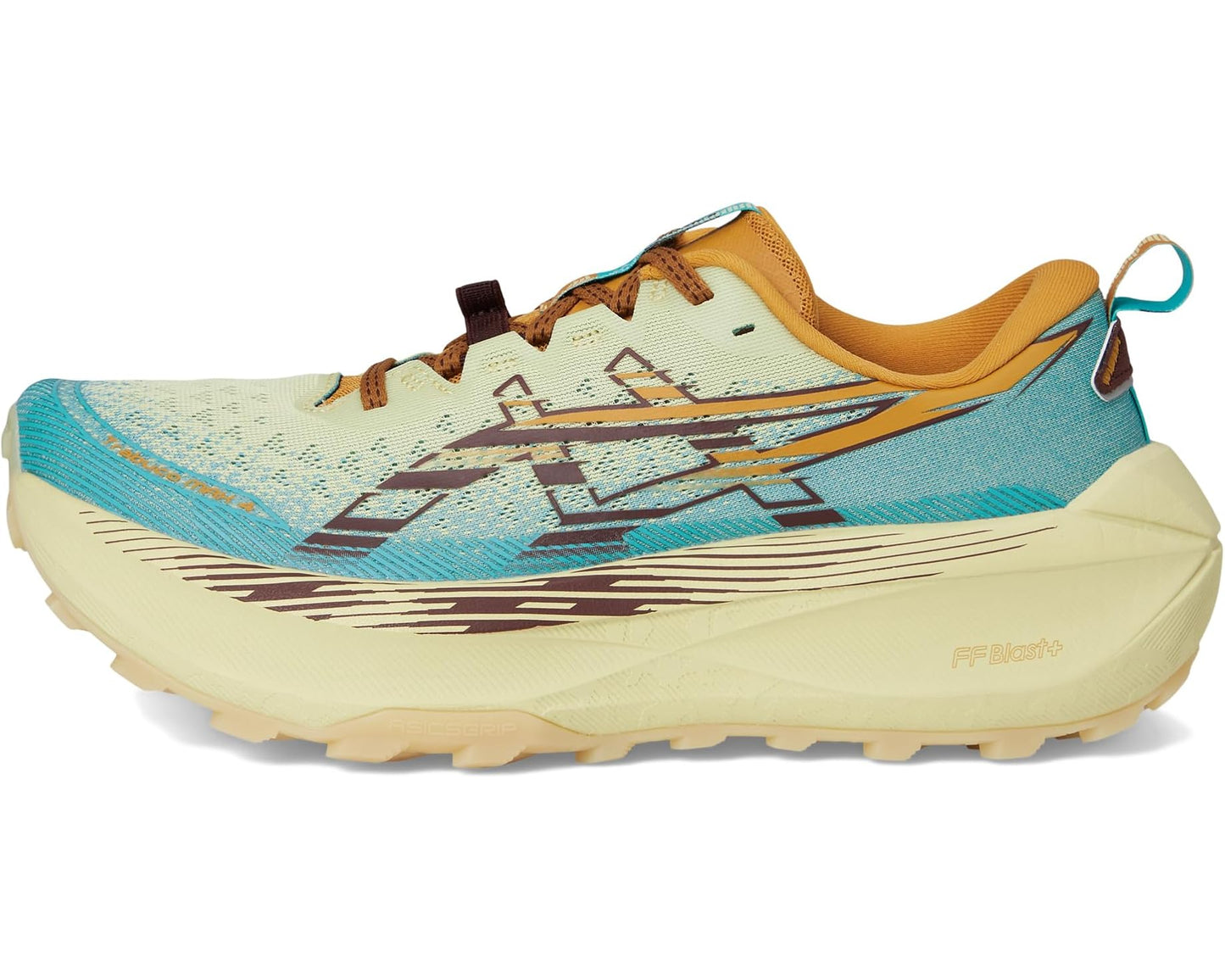 Men's ASICS Trabuco Max 4 Wheat Yellow/Dark Red Planet