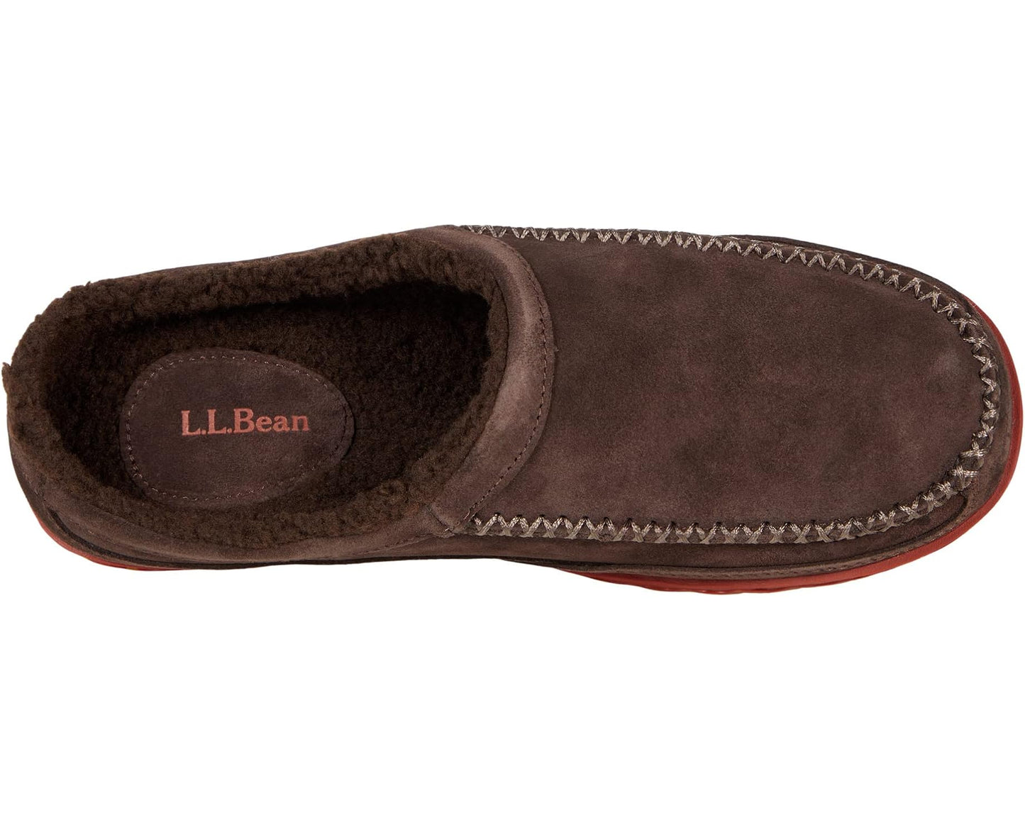 Men's L.L.Bean Mountain Slipper Scuff Bean Boot Brown