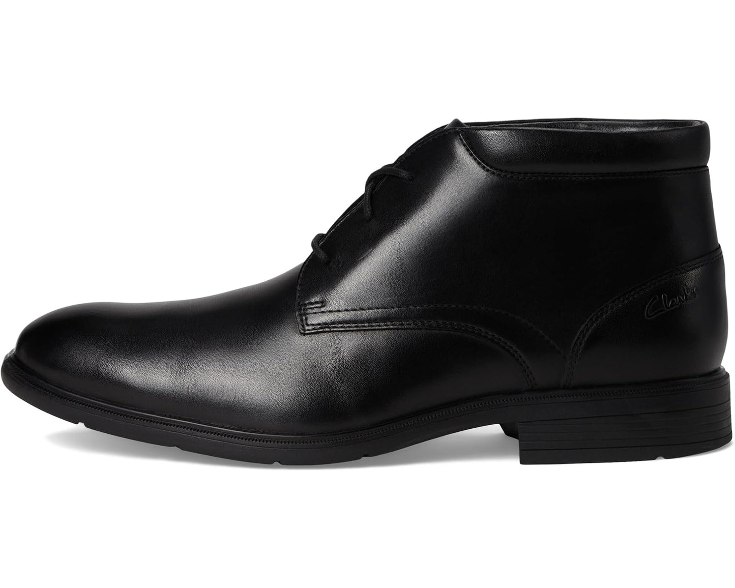 Men's Clarks Steadwell Mid Black Leather