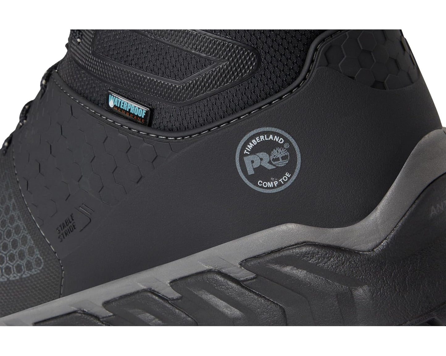 Men's Timberland PRO Ridgework Composite Safety Toe Waterproof Mid Black 1