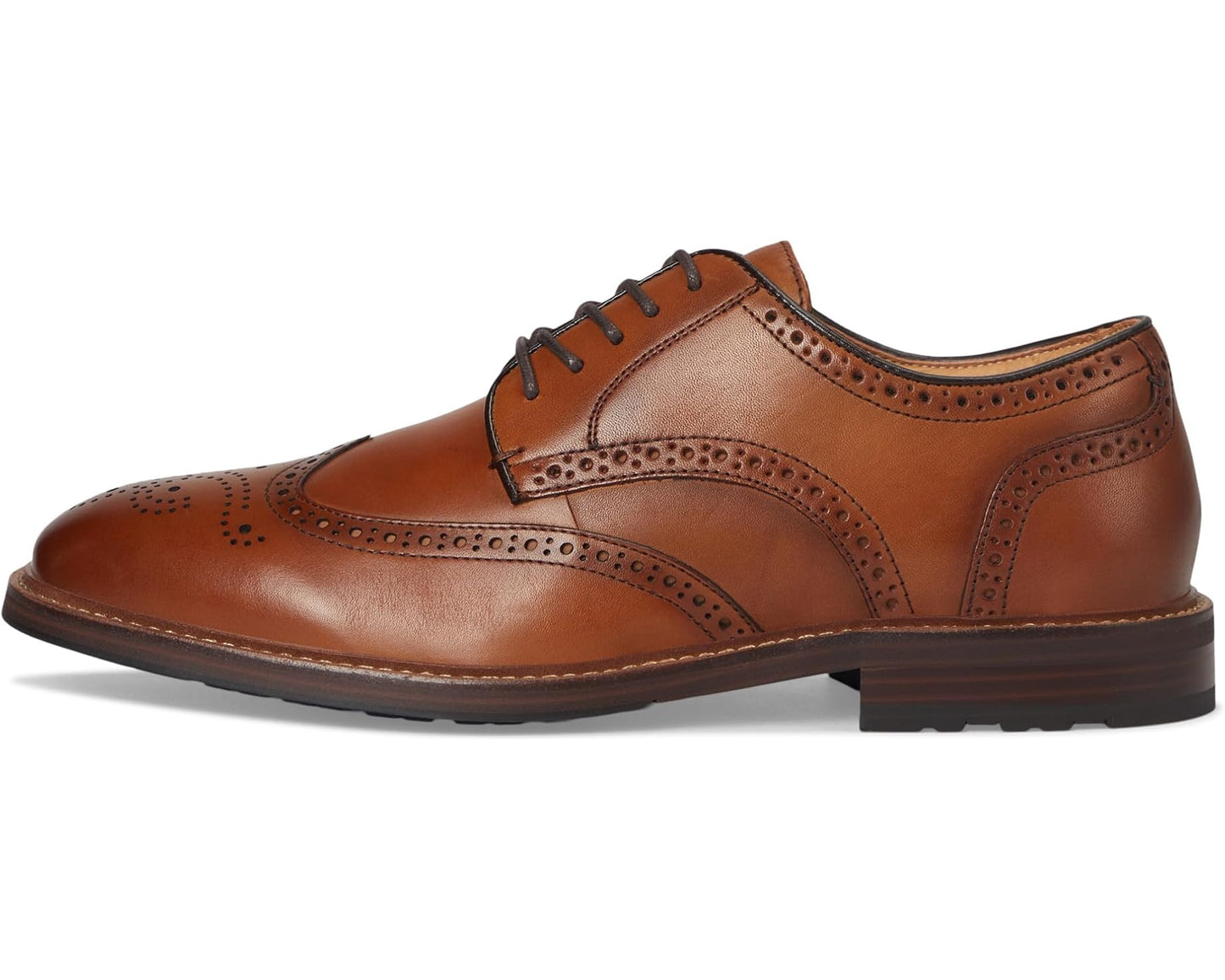 Men's Florsheim Anthem Wing Tip Oxford Saddle Tan