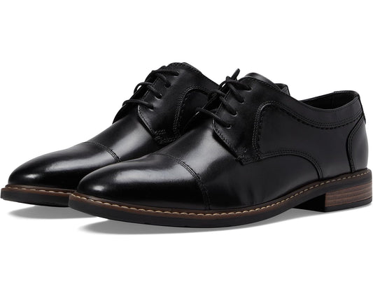 Men's Nunn Bush Hayden Cap Toe Oxford Black