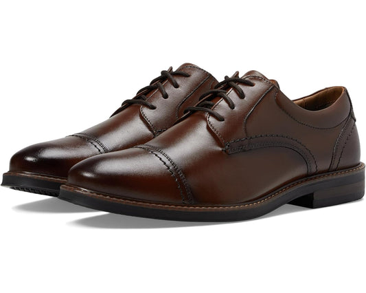 Men's Nunn Bush Calderone Cap Toe Oxford Cognac