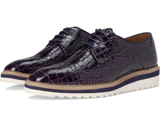 Men's Stacy Adams Alario Wingtip Oxford Purple