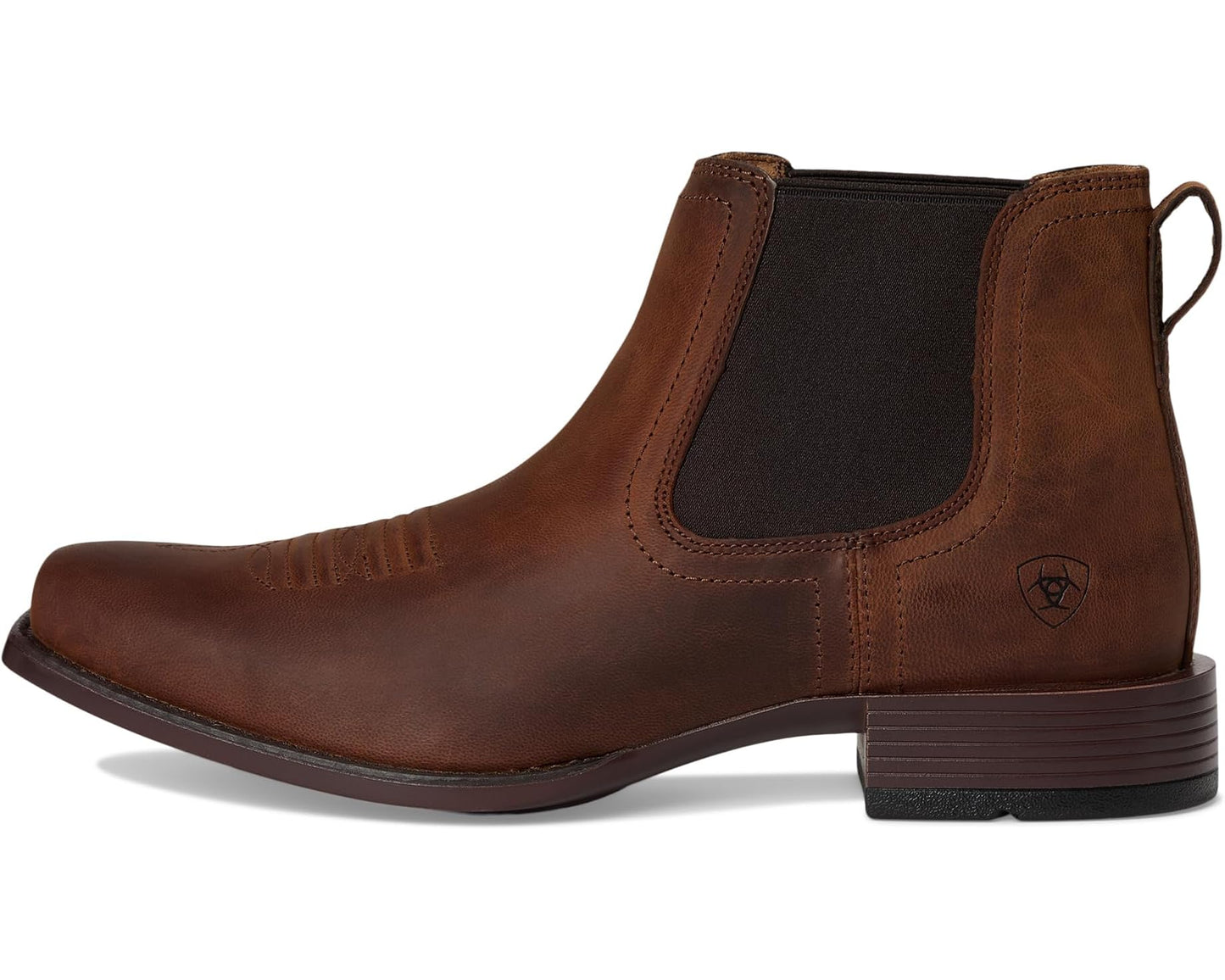 Men's Ariat Booker Ultra Square Toe Western Boots Rough Tan