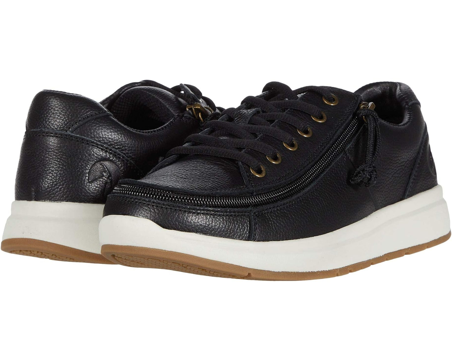 Men's BILLY Footwear Comfort Leather Lo Black/White