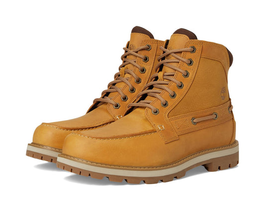 Men's Timberland Britton Road Mid Lace Up Waterproof Wheat Full Grain