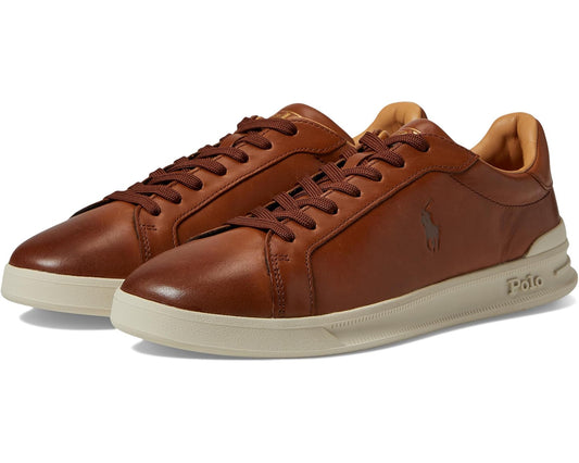 Men's Polo Ralph Lauren Heritage Court II Sneaker Brown