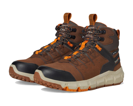 Men's Timberland PRO Tempe Alloy Safety Toe Waterproof Medium Brown