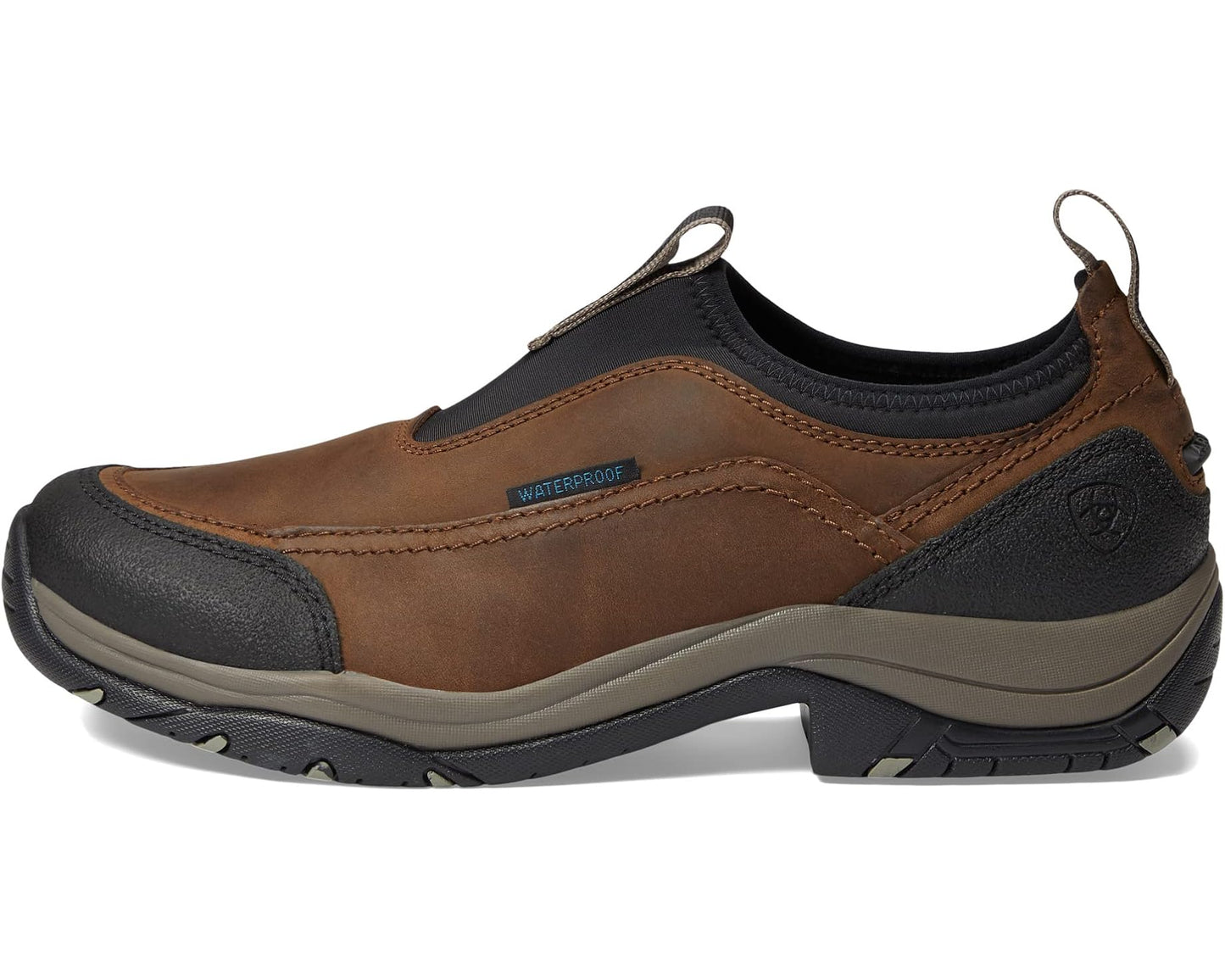 Men's Ariat Terrain Ease Waterproof Oily Distressed Brown