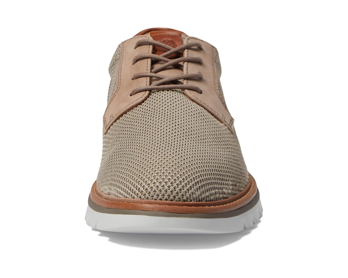 Men's Johnston & Murphy Braydon Knit Plain Toe Taupe Knit