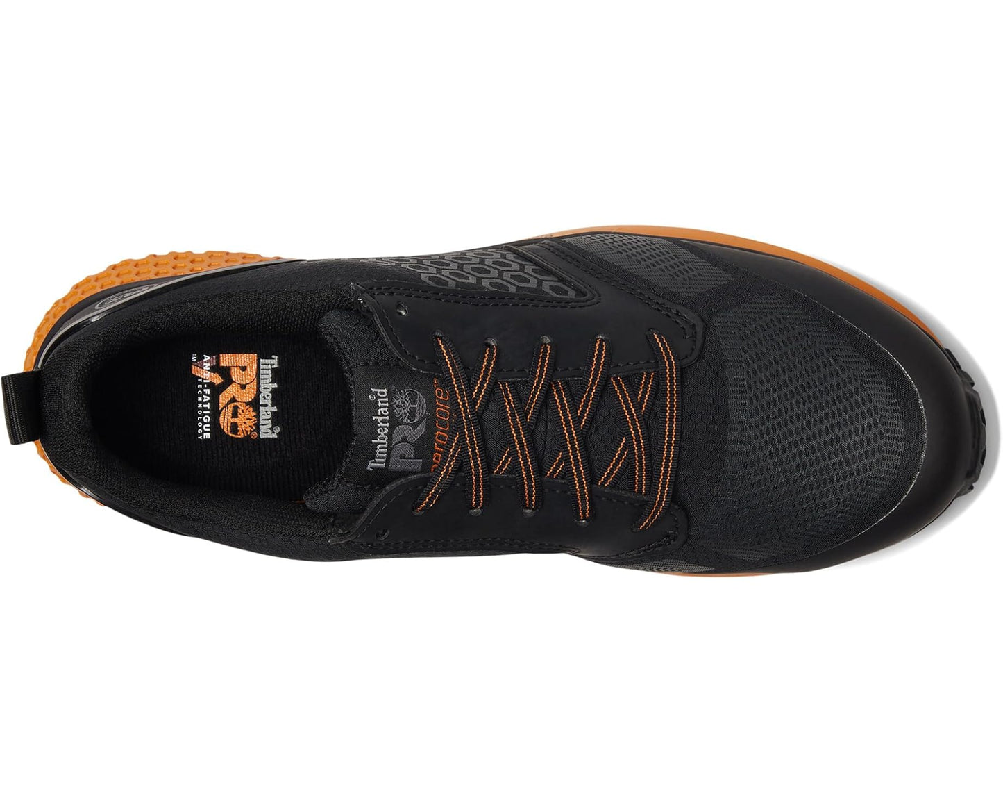 Men's Timberland PRO Reaxion Composite Safety Toe Black/Orange-2024 New