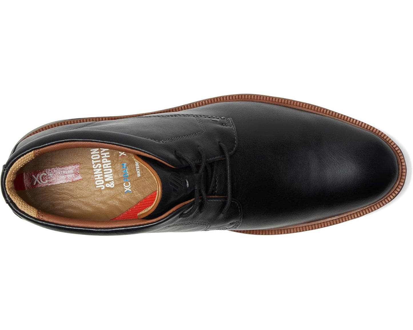 Men's Johnston & Murphy Xc+ Parker Chukka Black Waterproof Full Grain