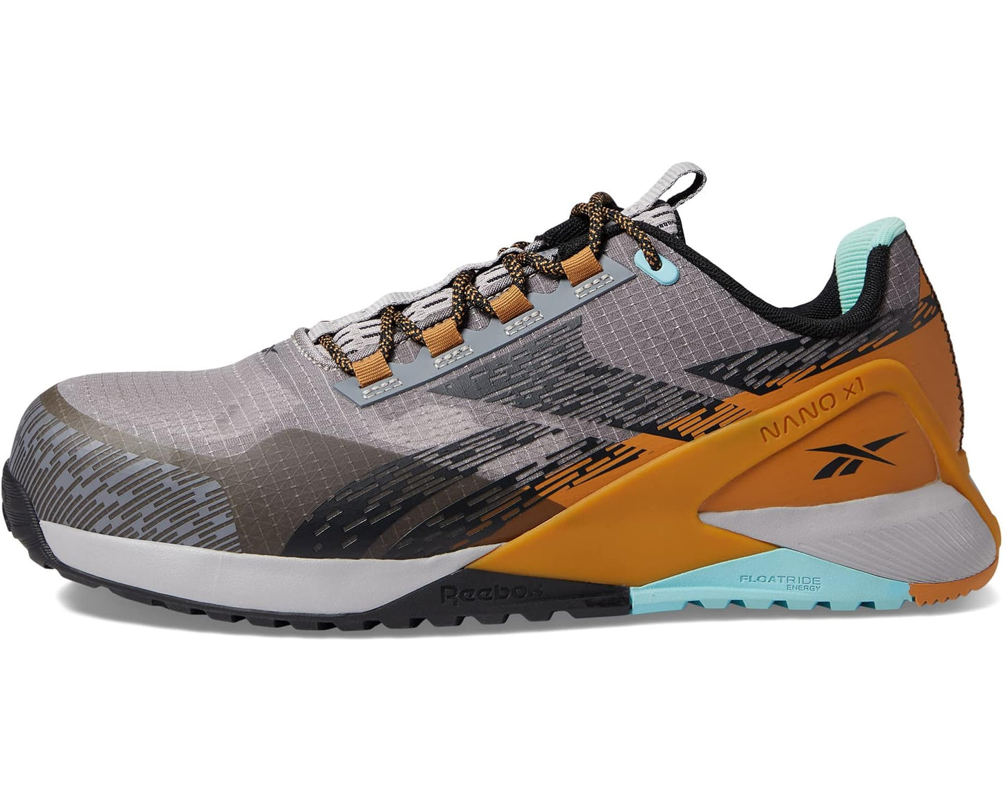 Men's Reebok Work Nano X1 Adventure Work EH Comp Toe Silver/Grey/Clay/Black