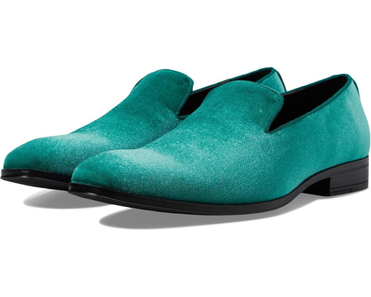 Men's Stacy Adams Savian Velour Slip-On Emerald
