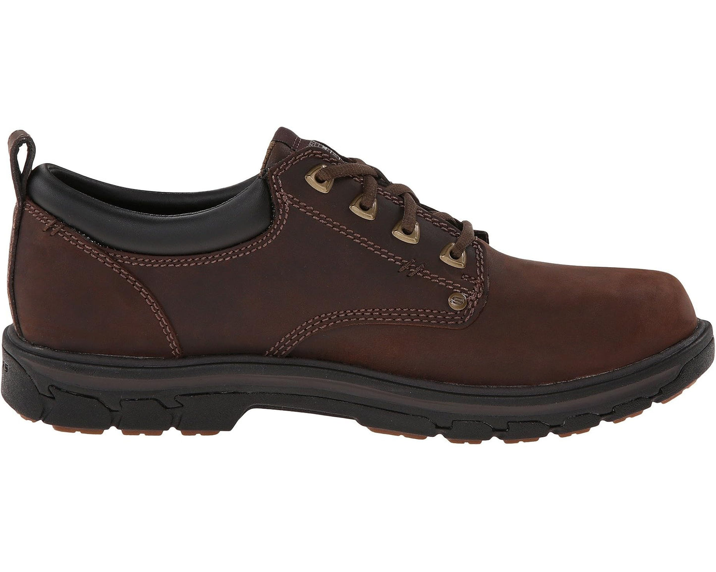 Men's SKECHERS Segment Relaxed Fit Oxford Brown