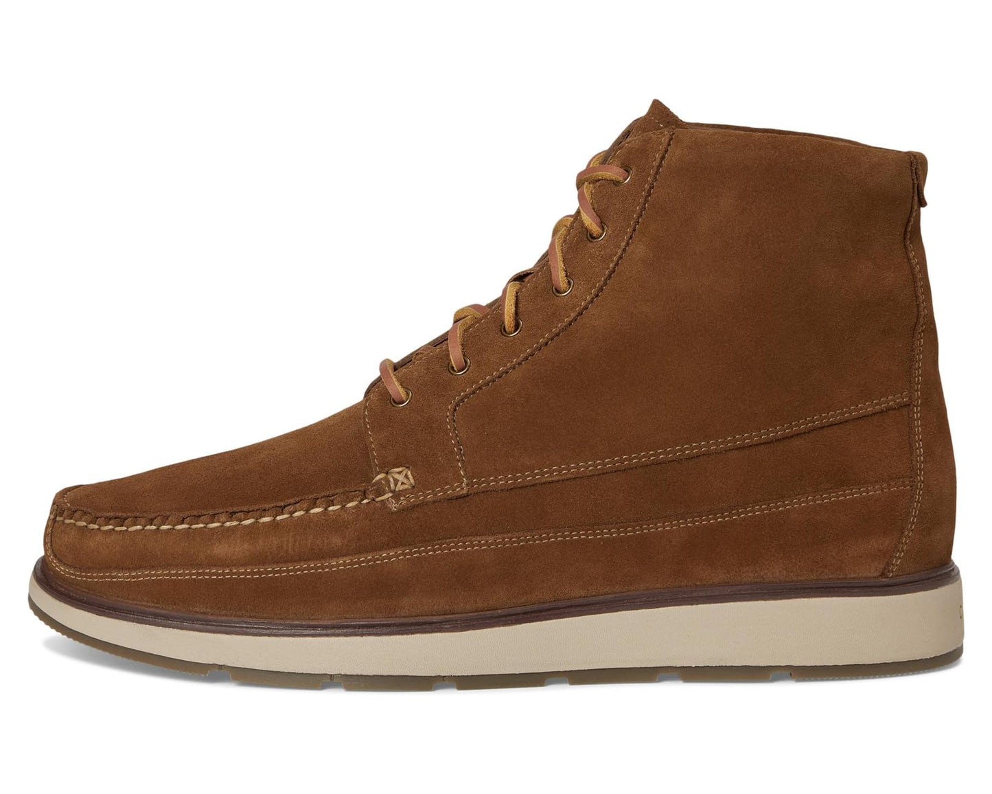 Men's Cole Haan Muir Moc Tall Boots Spiced Brown Suede/Oat Wp