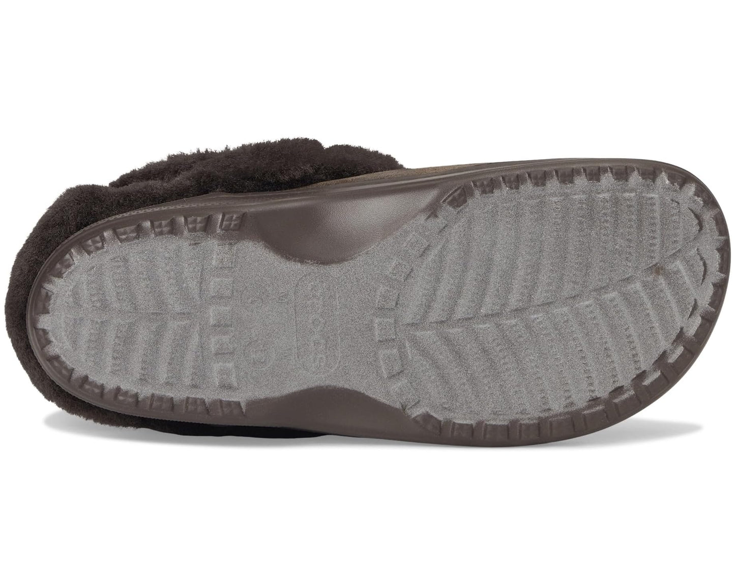 Unisex Crocs Classic Unfurgettable Clogs Espresso Vegan Suede