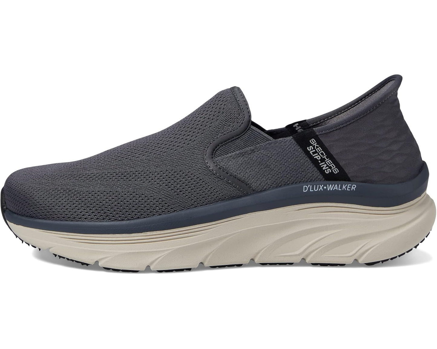 Men's SKECHERS D'Lux Walker Orford Hands Free Slip-Ins Charcoal