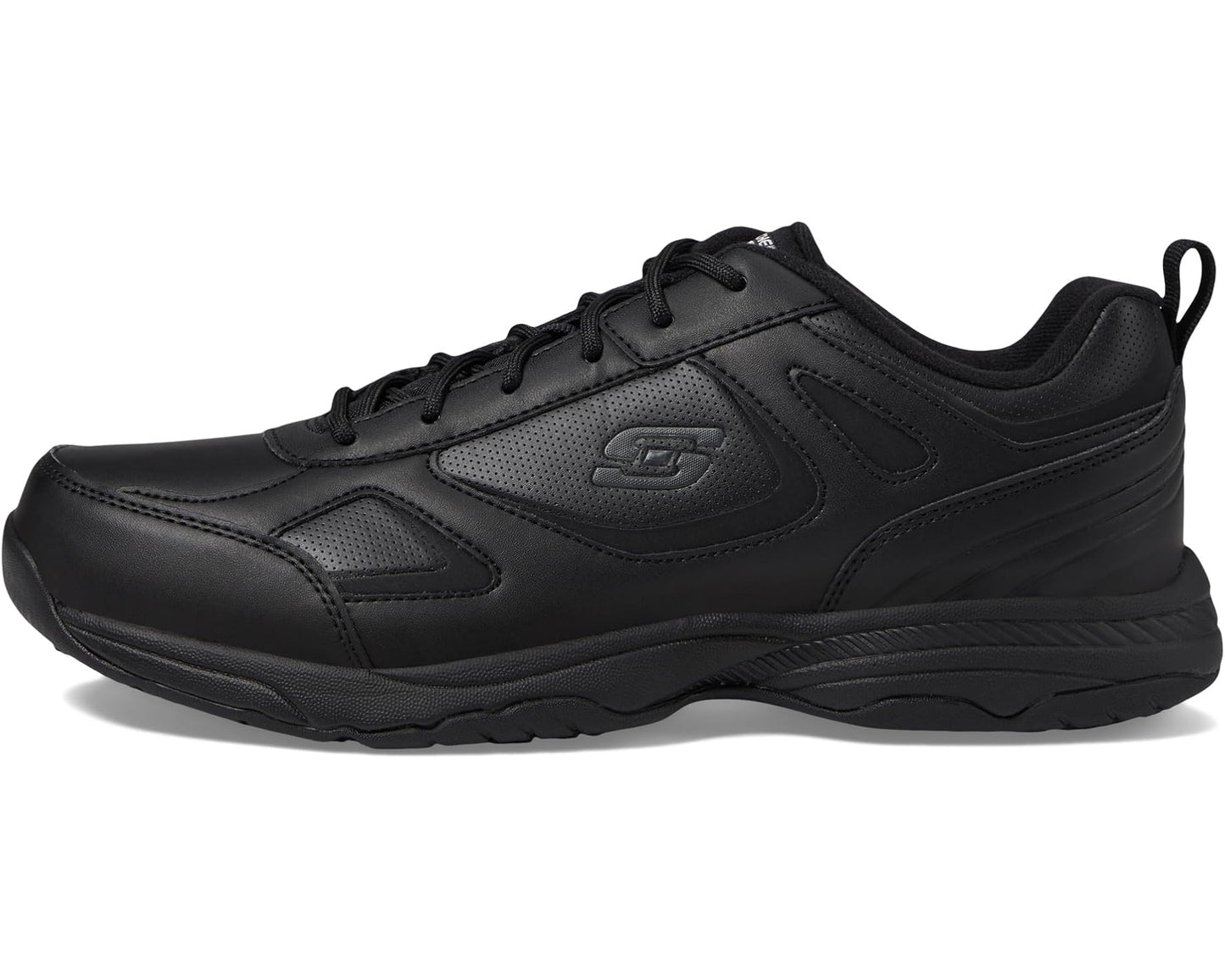 Men's SKECHERS Work Dighton Black Synthetic/Leather