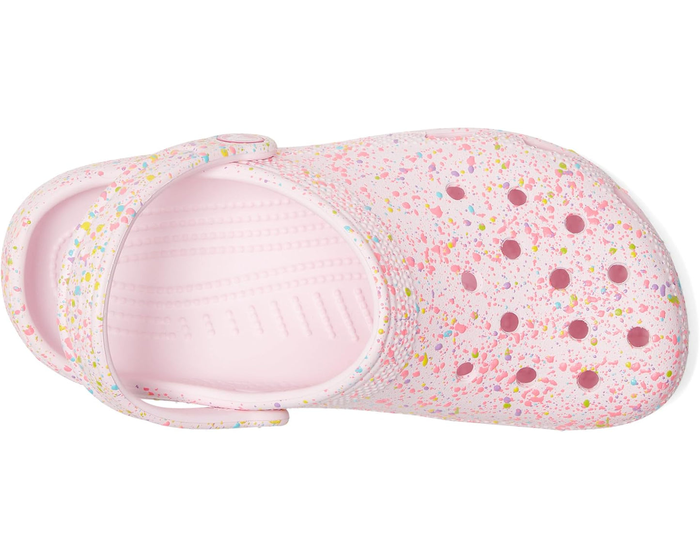 Unisex Crocs Kids Classic Clogs with Patterns and Graphics Pink Milk/Multi