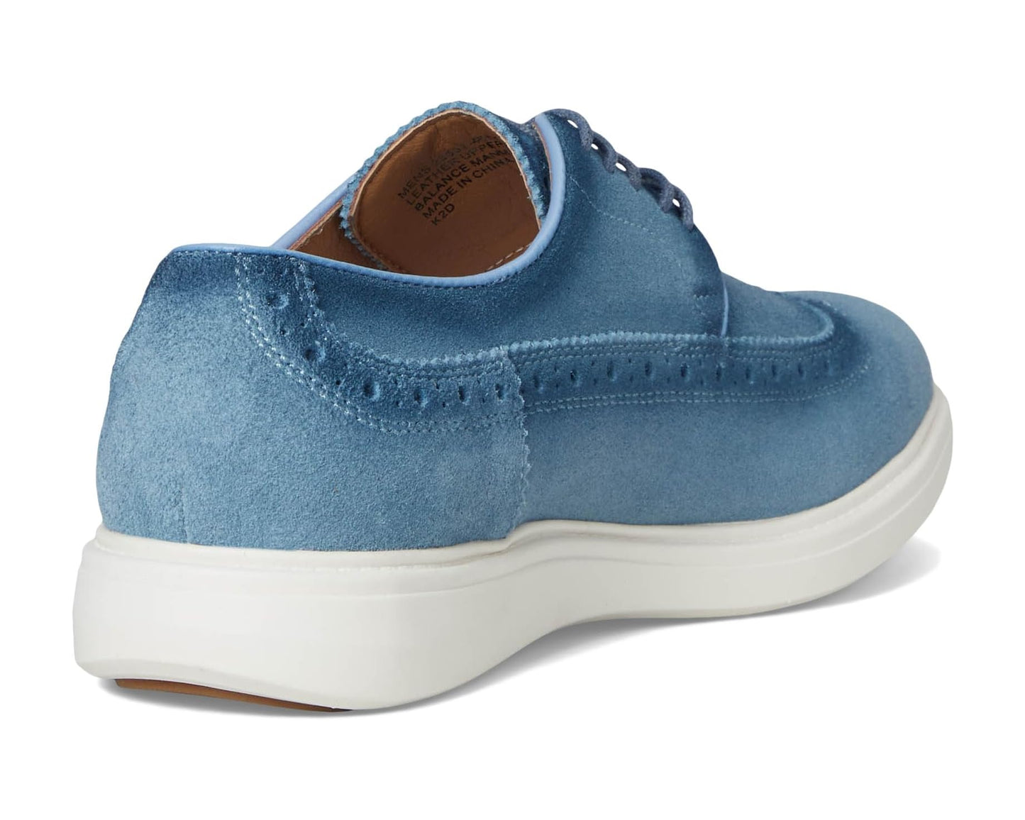 Men's Stacy Adams Trudell Wing Tip Lace-Up Light Blue