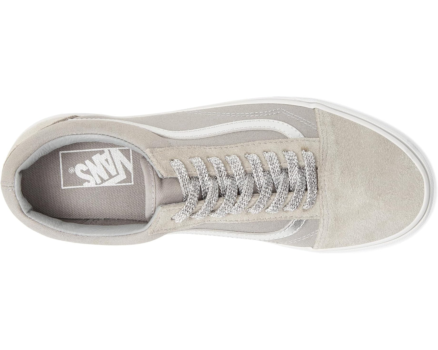 Unisex Vans Old Skool Metallic Pop Gray