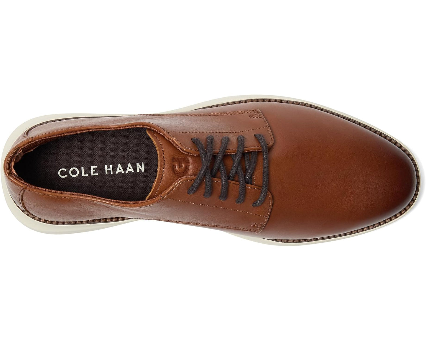 Men's Cole Haan Grand Shadowlite Plain Toe Oxfords British Tan/Ivory