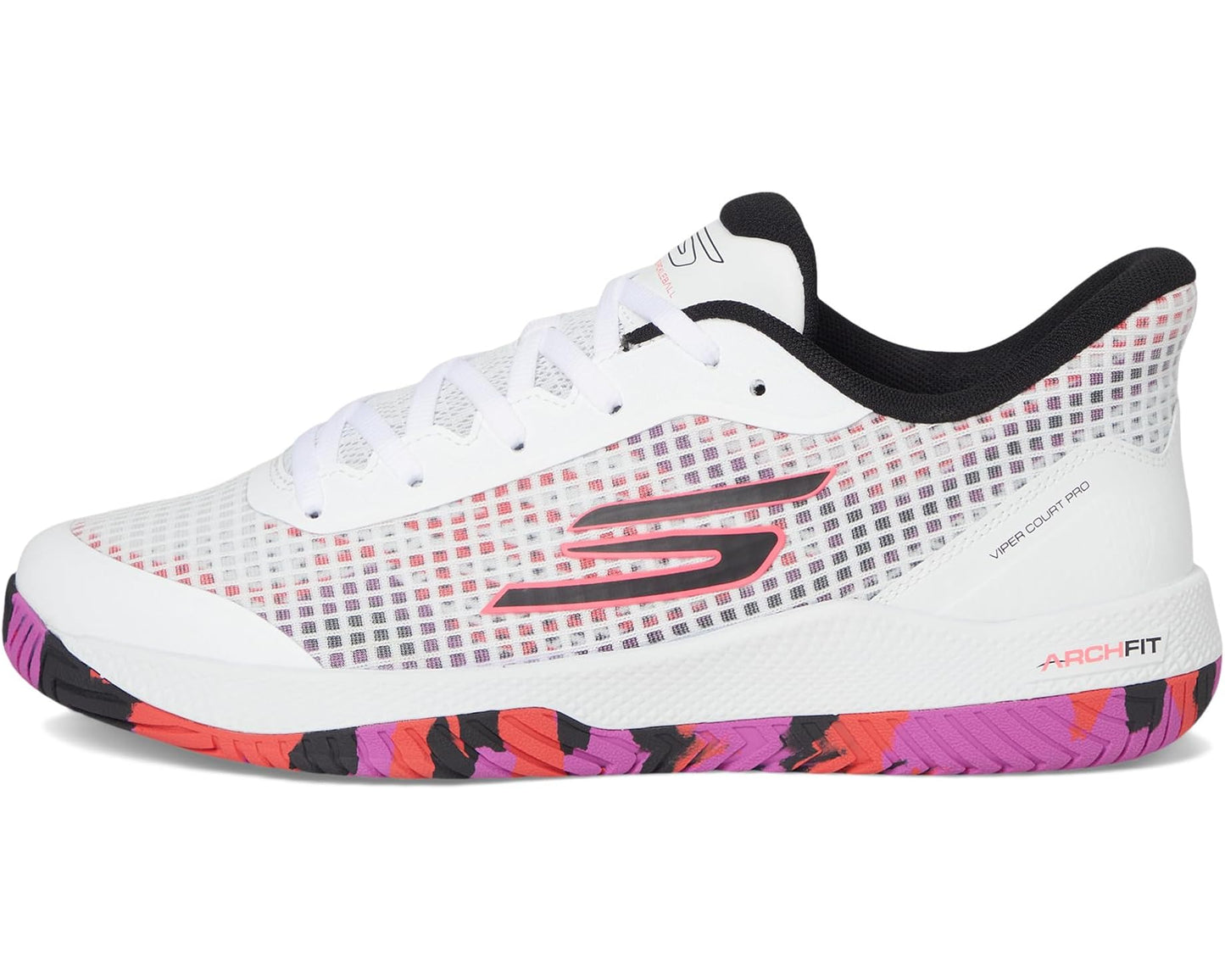 Men's SKECHERS Pickleball Viper Court Pro Sneaker White/Pink