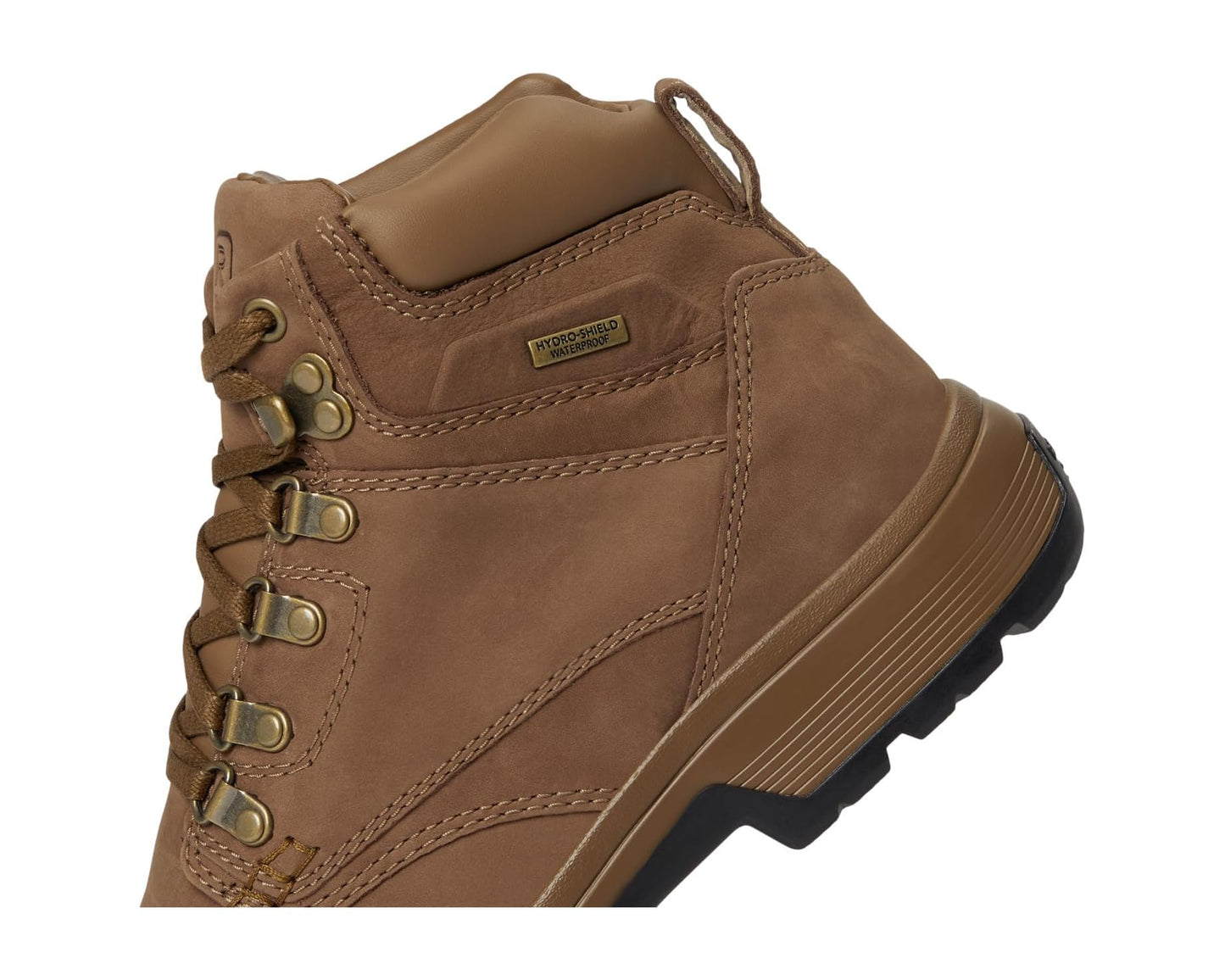 Men's Rockport Ezra Waterproof Boots Taupe Leather