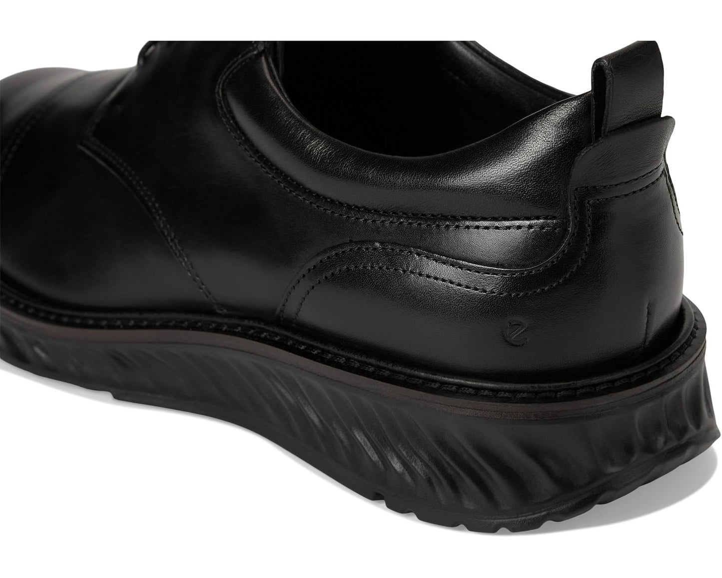 Men's ECCO ST.1 Hybrid Cap Toe Oxford Black/Black Outsole
